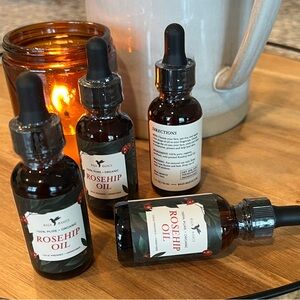 Rosehip Oil - cold pressed + unrefined, 100% pure and organic